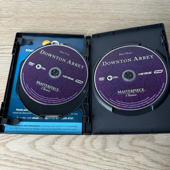 DOWNTON ABBEY PBS BBC Season‎ 1 DVD 3 Disc Set Original U.K. Set Widescreen - Picture 4 of 8